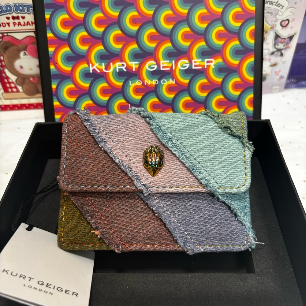 Kurt Geiger Multicolor Denim Micro Kensington 🌈